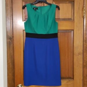 AB Studio Colorblock dress